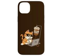Vita remota del gatto del caffè Custodia per iPhone 14 Plus