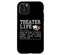 Vita teatrale facendo cose strane nell"attore di definizione pubblica Custodia per iPhone 11 Pro