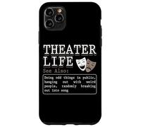 Vita teatrale facendo cose strane nell"attore di definizione pubblica Custodia per iPhone 11 Pro Max
