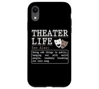 Vita teatrale facendo cose strane nell"attore di definizione pubblica Custodia per iPhone XR