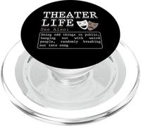 Vita teatrale facendo cose strane nell"attore di definizione pubblica PopSockets PopGrip per MagSafe