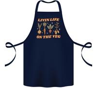 Vita Vegana Sulla Verdura Grembiule Vegetariano In Cotone 100% Biologico