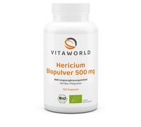 Vita World Hericium Polvere Bio Qualità 500mg 120 Capsule Made in Germany Vegano