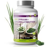 Vita2You Organic Spirulina + Chlorella Superfood Algae 500 compresse