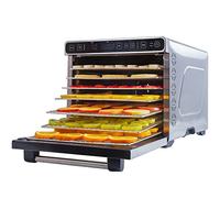 Vita5 Essiccatore Alimentare con 7 Vassoi in Acciaio Inox - Essicatore Frutta e Verdura 24 Ore Timer - Disidratatore Alimenti Temperatura Regolabile 35-75°C - 650W Essiccatore da Casa in Inox