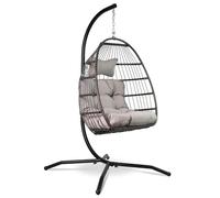 VITA5 Poltrona Sospesa con Supporto - Effetto Rattan - Indoor & Outdoor