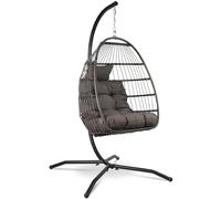 VITA5 Poltrona Sospesa con Supporto - Effetto Rattan - Indoor & Outdoor