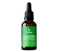 Vitabay Blu di Metilene 100 ml - 2600 Gocce Vegane e senza Additivi - Soluzione di Methylene Blue all’1% Qualità USP ad Alta Purezza - Testato in Laboratorio in Germania