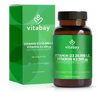 Vitabay Vitamina D3 20000 UI + K2 180 St