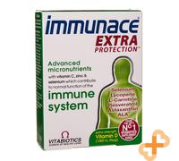 Vitabiotics Immunace Extra 30 Compresse Immune Sistema Integratore Vitamina C