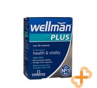 Vitabiotics Wellman Plus Omega 3-6-9 28 Capsule 28 Compresse Vitalità Salute