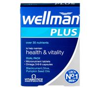 Vitabiotics Wellman + Plus Omega 369 Salute E Vitalità 56 Compresse