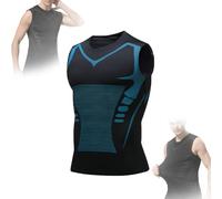 Vitaboost Compression Shirt - Maynox Compression Shirt,Vitaboost Confidence, Energy And Strength For You (Black,2XL)