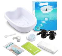 Vitaciti Macchina per pediluvio disintossicante agli ioni portatile, disintossicante agli ioni dei piedi, pulizia Spa Chi con bacino professionale, due matrici, regalo di compleanno per genitori