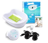 Vitaciti Macchina per pediluvio disintossicante agli ioni portatile, disintossicante agli ioni dei piedi, pulizia Spa Chi con bacino professionale, due matrici, regalo di compleanno per genitori