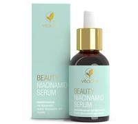 Vitactiv BEAUTY NIACINAMID Siero - 30 ml di siero viso, 2% niacinamidi - cura della pelle - per ridurre i pori - con camomilla, acqua, radice di liquirizia, acetile glucosamina, vegano, senza profumo