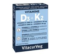 Vitacurveg - Vitamine D3+ K2 Integratore, 60 Compresse