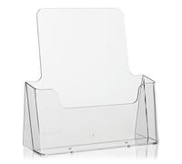 VITAdisplays 2 pz. portadepliant da tavolo, portavolantini, portadepliant di VITAdisplays (trasparente, DIN A4)