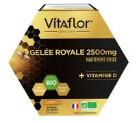 Vitaflor Pappa Reale 2500 mg e Vitamina D Bio 20x10 ml - Integratore