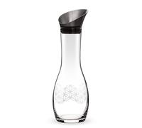 VitaJuwel Era FLOWER OF LIFE | Caraffa in vetro per fiale con fiore della vita - Incisione (senza fiala di gemma)