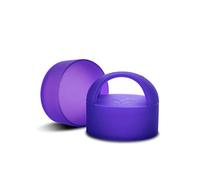 VitaJuwel LOOP ametista - Cappucci in silicone per ViA e inu! Bottiglia d'acqua in cristallo