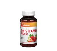 Vitaking - Vitamina D3 2000 UI (210 Pastiglie, Fragola)