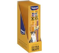 Vitakraft Beef Stick XXL, snack cane, bastoncini con carne di tacchino, snack per l’addestramento del cane, senza zuccheri aggiunti (15x 30g)