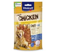 VITAKRAFT CANE SNACK PURE CHICKEN POLLO E PESCE SNACK 80GR