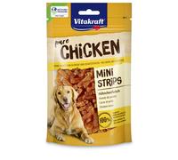VITAKRAFT CANE SNACK PURE CHICKEN STRIPS MINI CON CARNE DI POLLO 80GR