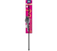 Vitakraft canna da pesca per gatto, canna da pesca robusta, gioco per gatto con erba gatta, gioco interattivo per gatti (1 pz)