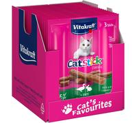 Vitakraft Cat Stick Classic - Mini bastoncini carnosi con anatra e coniglio, in