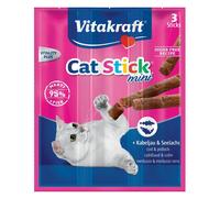 Vitakraft Cat Stick Mini 18 gr: Merluzzo e merluzzo nero