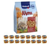 VITAKRAFT Cibo Istrice 2,5 KG + 16x 100g Umido - Fodera Riccio Mangime Speciale