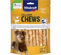 Vitakraft Collage Chews, bastoncini per cani facilmente digeribili, con collagene e carne di pollo, senza zuccheri aggiunti (1 x 200 g)