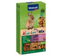 Vitakraft cracker Conigli nani - Trio Mix - 3 x 3 pz Trio Mix verdure, noci, frutti di bosco