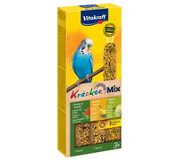 Vitakraft Cracker per cocorite - 2 x 3 Stick Sesamo/Erbette/Kiwi