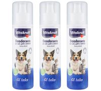 Vitakraft deodorante al talco senza alcool profuma cani e gatti e ambienti 3 PZ