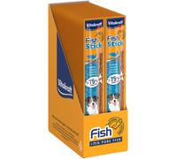 Vitakraft Dog Snack Fish Stick Salmon, 1 Confezione = 50 Pezzi 15 g Salmone