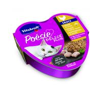 VITAKRAFT GATTO POESIE DELICE PLUS POLLO CON OLIO DI SALMONE 85GR (vaschetta)