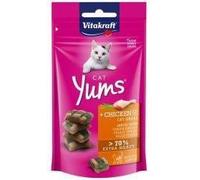 Vitakraft Gatto Yums Snack di pollo ed erba 40g
