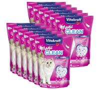 VITAKRAFT Lettiera Per Gatti Magic Clean Lavanda 12 X 5 Litri (60L) Antipolvere