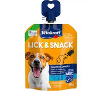 Vitakraft Lick & Snack Grain Free in crema formato Squeezy pouch richiudibile da 60 gr Salmone - 1° ORDINE? scegli lo sconto BZR5 / BZR20 + 200 punti fedeltà