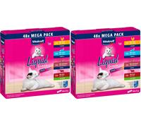 Vitakraft Liquid snack per gatti, snack gatto in formato mega pack, consistenza