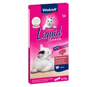 Vitakraft Liquid Snack Salsiccia di fegato & Biotina - Set %: 12 x 15 g