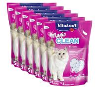 VITAKRAFT Magic Clean® 30 Litri (6x 5 Litri) Lettiera Per Gatti Allergici