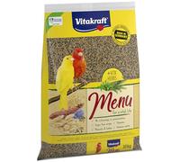 Vitakraft Menu 10 kg, mangime principale per canarini, con vitamine, complesso attivo immunitario ed erbe aromatiche (1 x 10 kg)