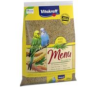 Vitakraft Menu 10 kg, mangime principale per parrocchetti con vitamine, complesso attivo immunitario ed erbe aromatiche (1 x 10 kg)