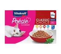 Vitakraft Poésie® Classique Meaty Choice - Cibo Umido per Gatti - 1.020 g