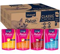 Vitakraft Poésie Classique confezione scorta alimento umido gatto in salsa con