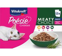 Vitakraft Poésie® Classique Meaty Choice - Cibo Umido per Gatti - 1.020 g
